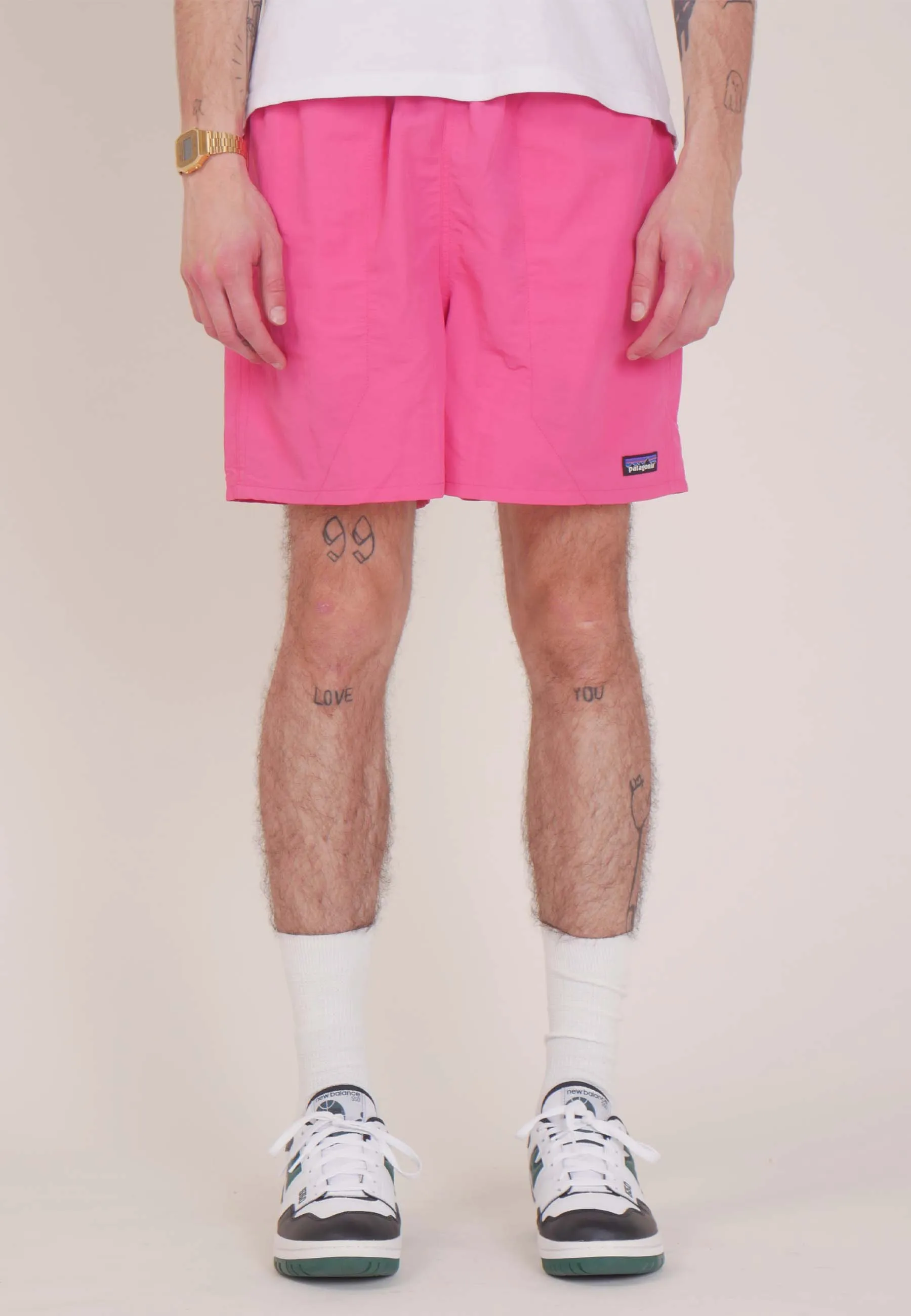 5inch Baggies Long Shorts - ultra pink