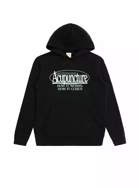 Acupuncture Hoodie Black