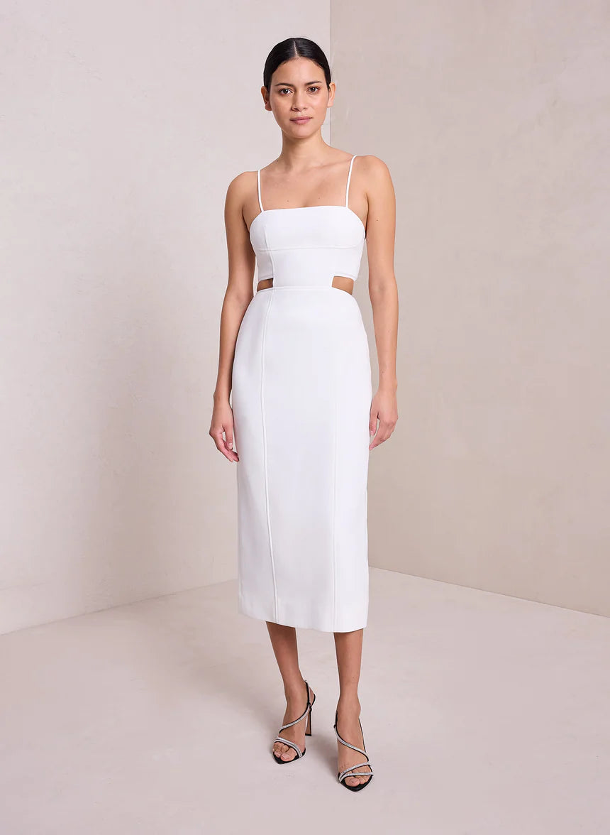 ALC Dalton Cut Out Midi Dress