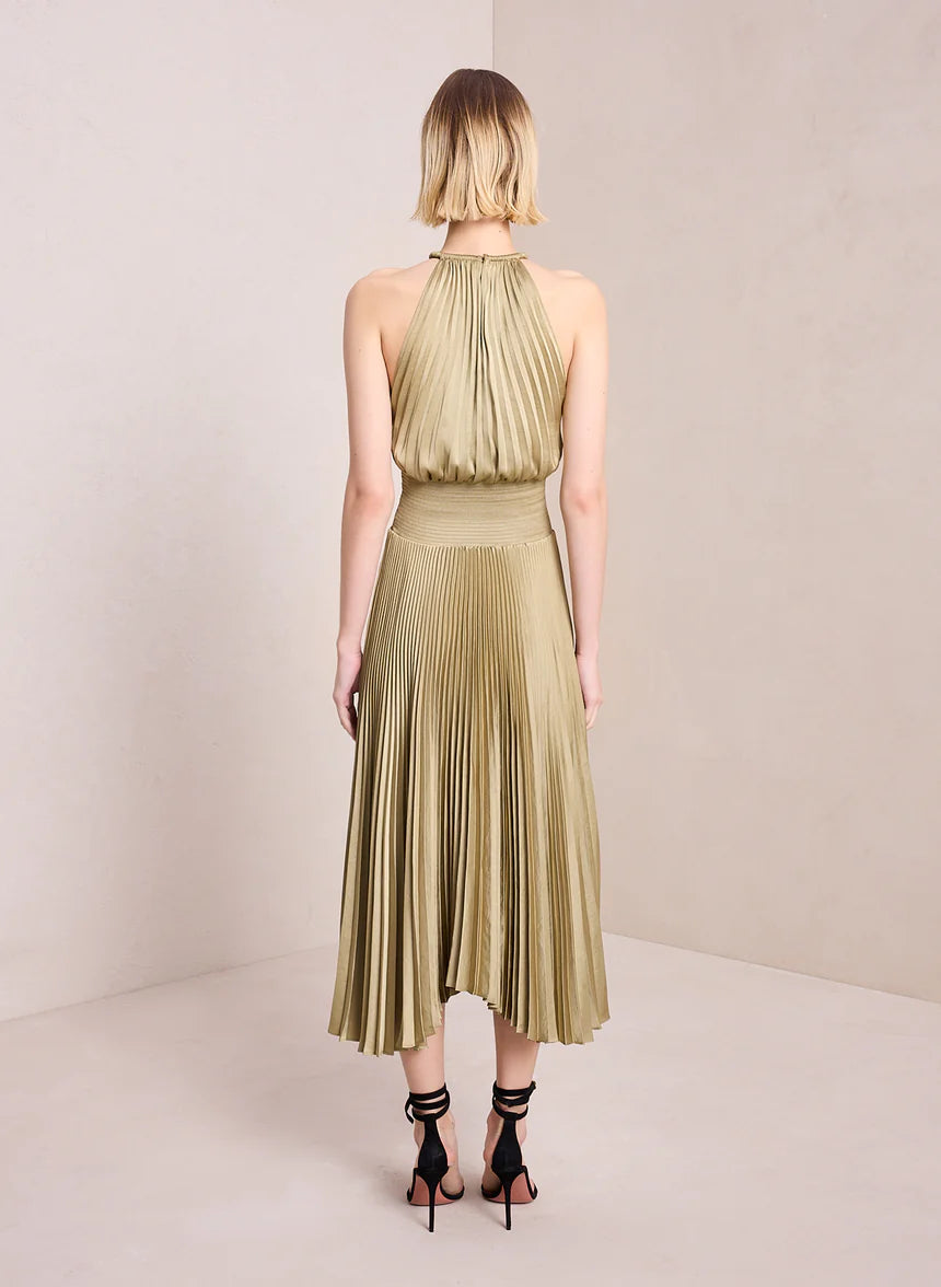 ALC Renzo II Pleated Midi Dress