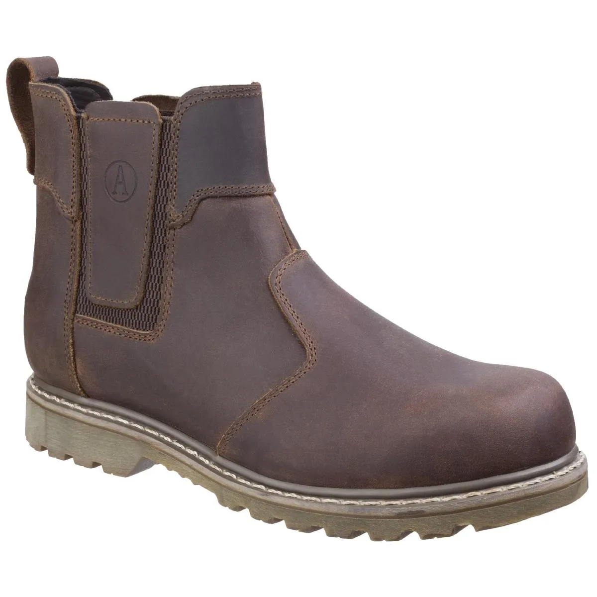 Amblers Abingdon Dealer Boot Brown Crazy Horse