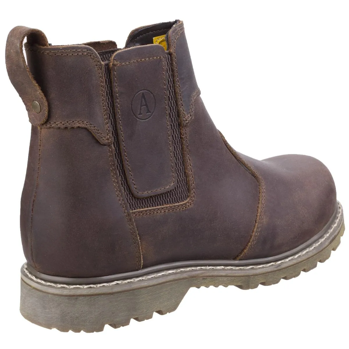 Amblers Abingdon Dealer Boot Brown Crazy Horse