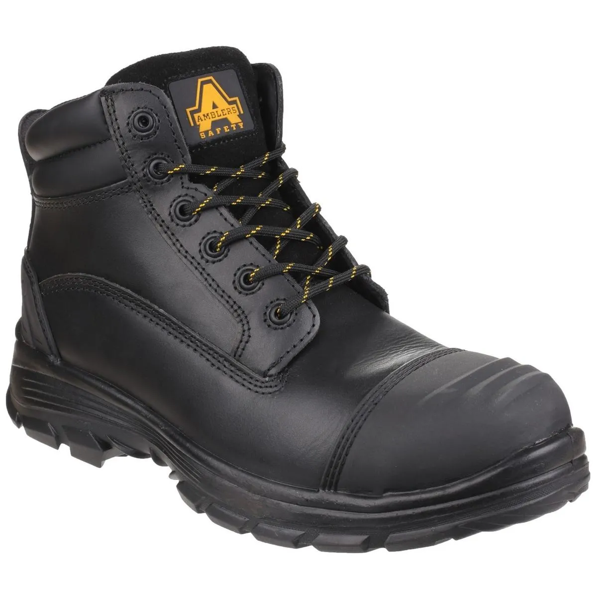 Amblers Safety AS201 QUANTOK S3 PU/RUBBER SAFETY BOOT Black