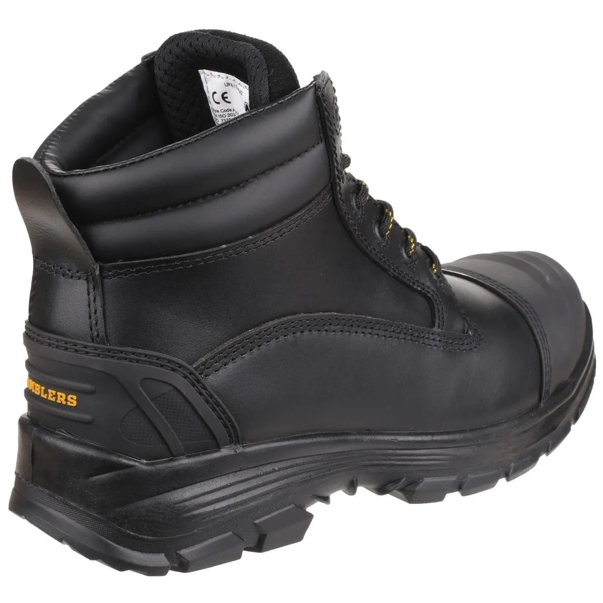 Amblers Safety AS201 QUANTOK S3 PU/RUBBER SAFETY BOOT Black