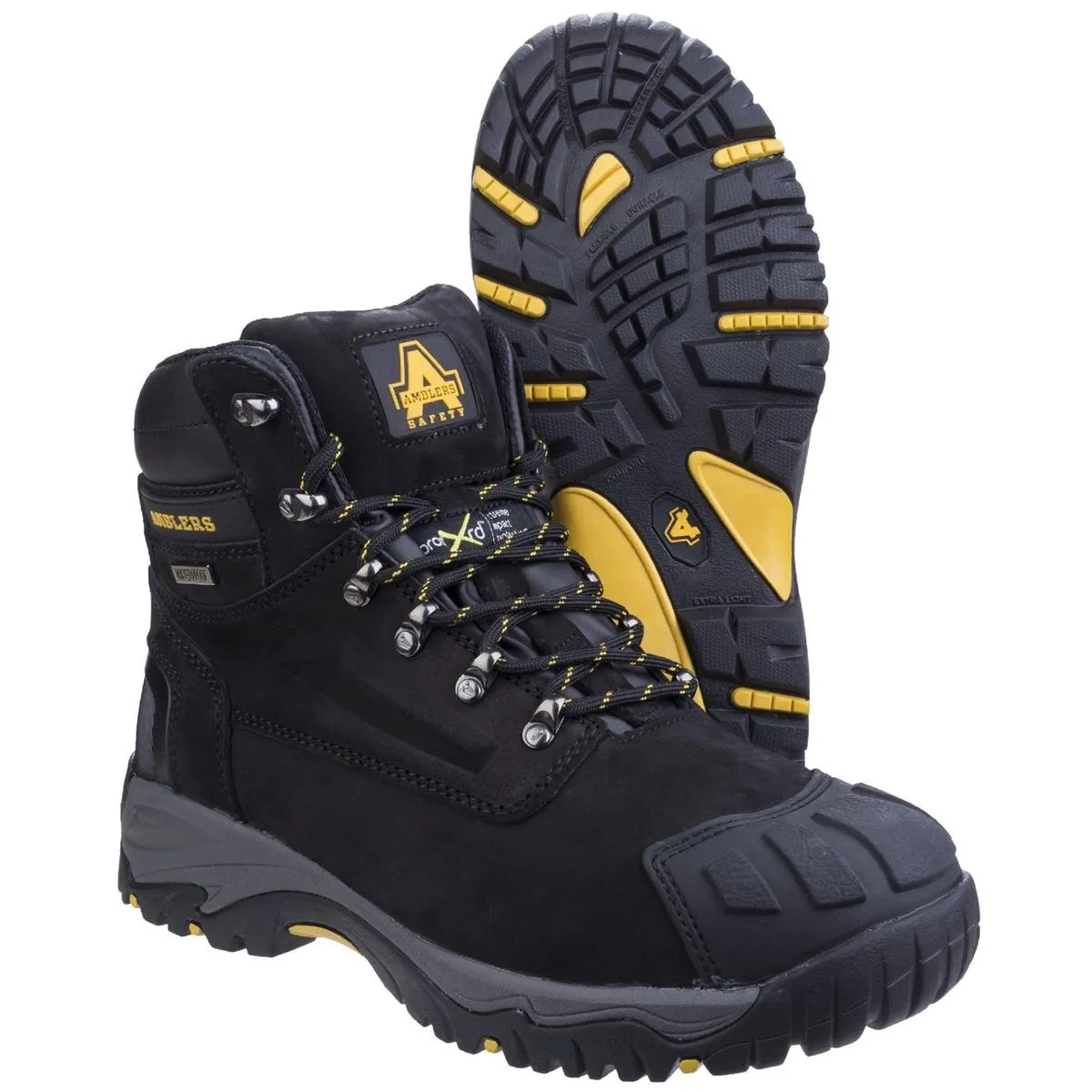 Amblers Safety FS987 Metatarsal Protection Waterproof Lace Up Safety Boot Black