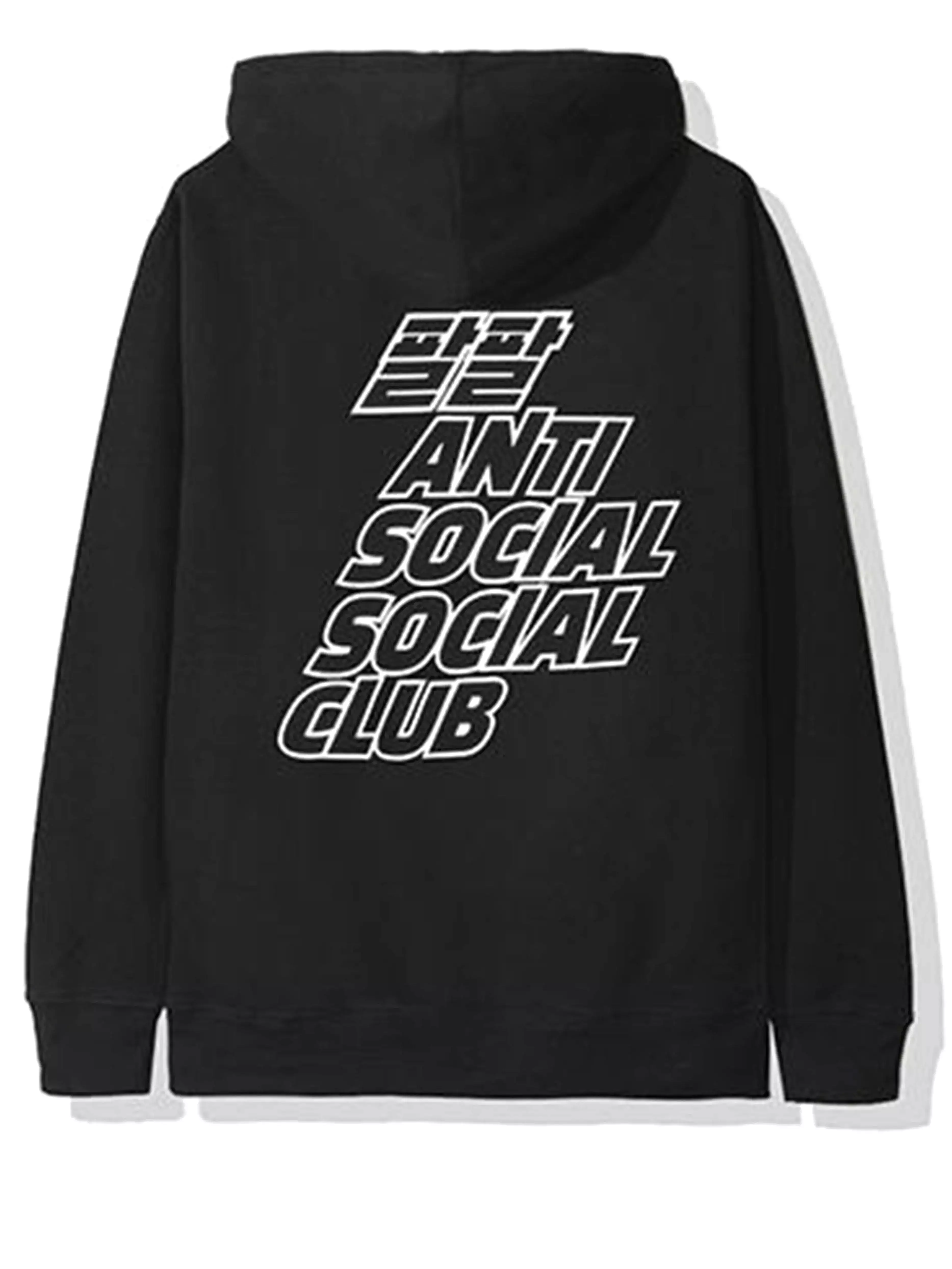 Anti Social Social Club Midnight Club Hoodie Black