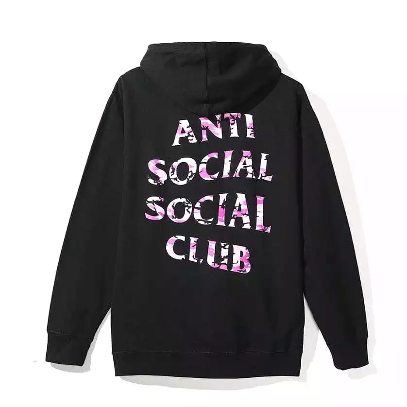 ANTI SOCIAL SOCIAL CLUB UNDFTD HOODIE BLACK