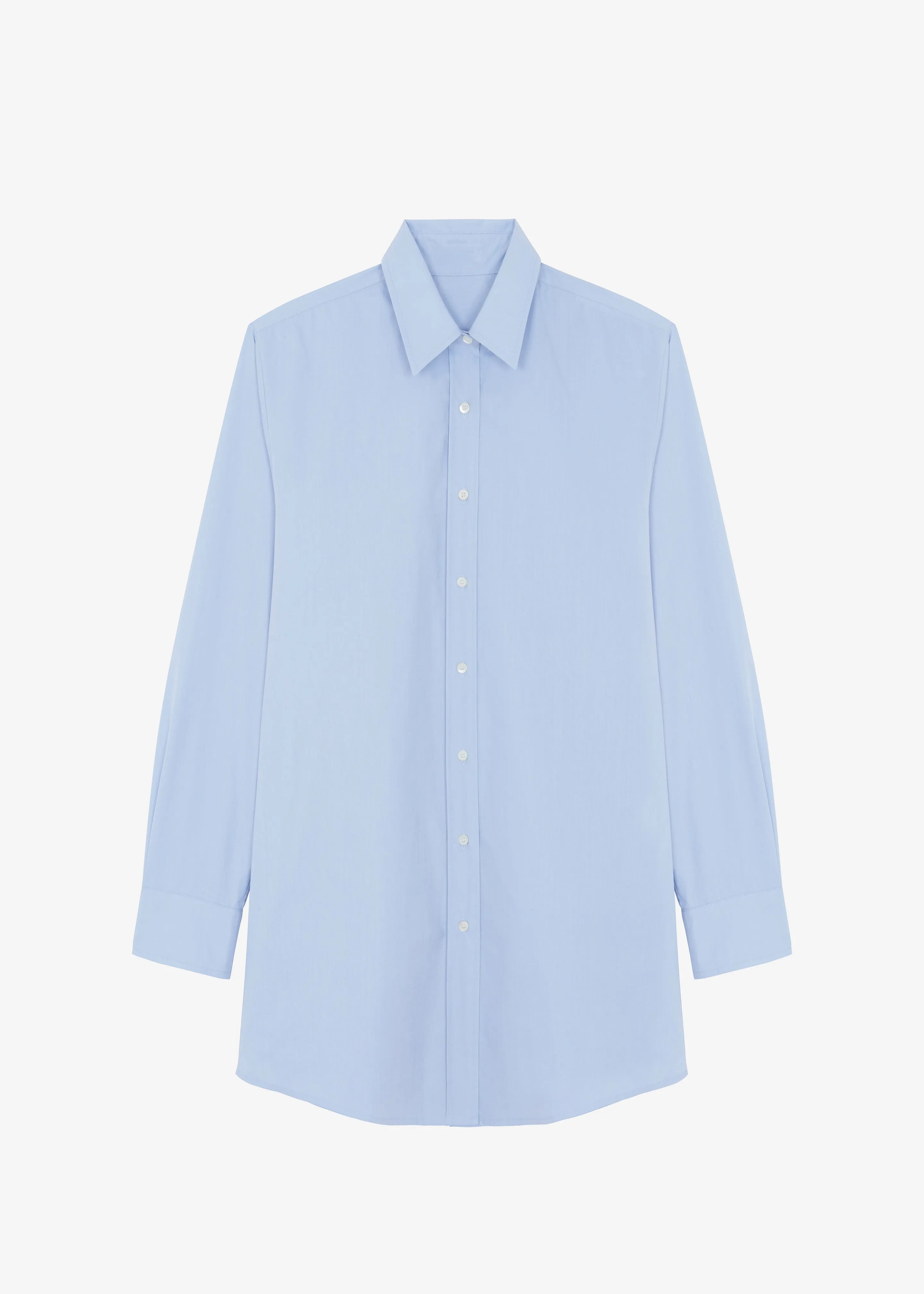 Archie Shirt Dress - Light Blue