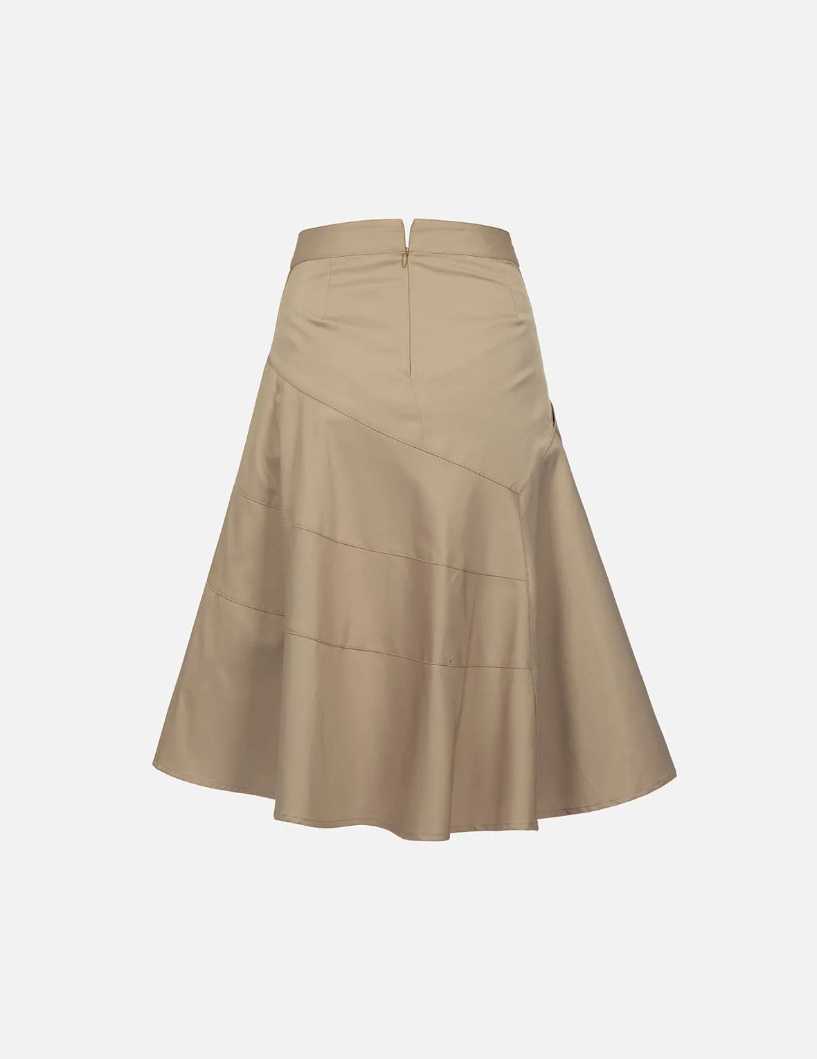 Asymmetric A-line Wrap Skirt