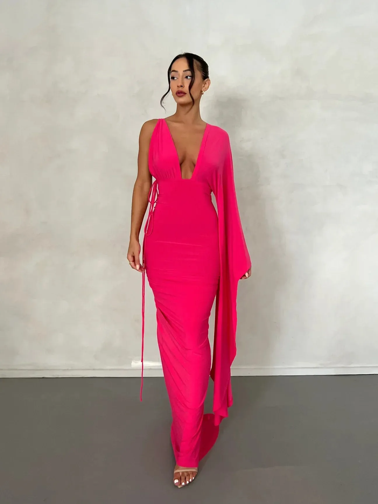 Athena Gown - Fuchsia