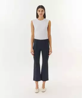 ATM Ponte Kick Flare Pant Navy