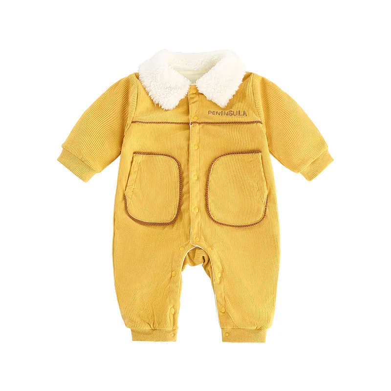 Baby Girls Boys Solid Color Jumpsuits Wholesale 231019197