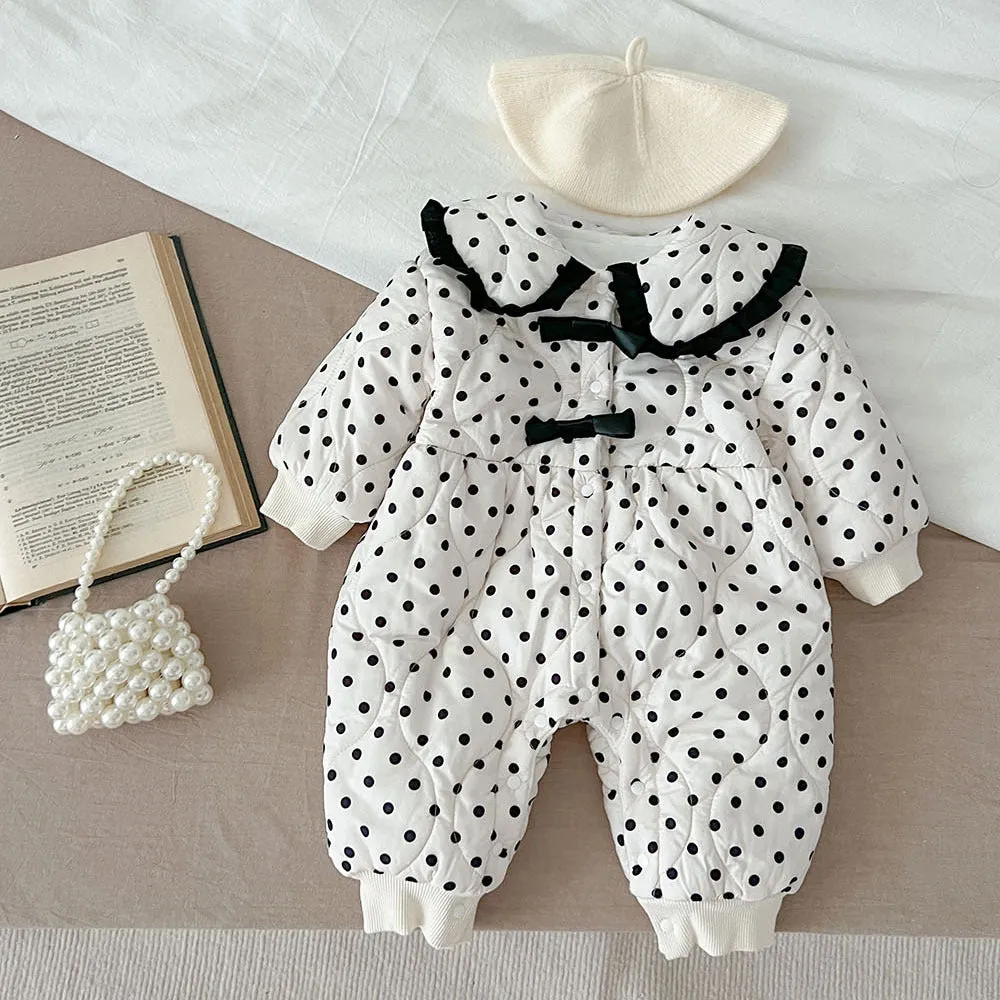 Baby Kid Girls Polka dots Jumpsuits Wholesale 231130230