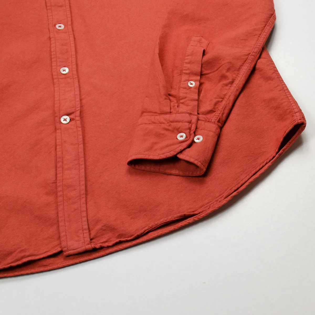 BD Baggies - Bradford BD Shirt - Oxford Overdyed Brick Red