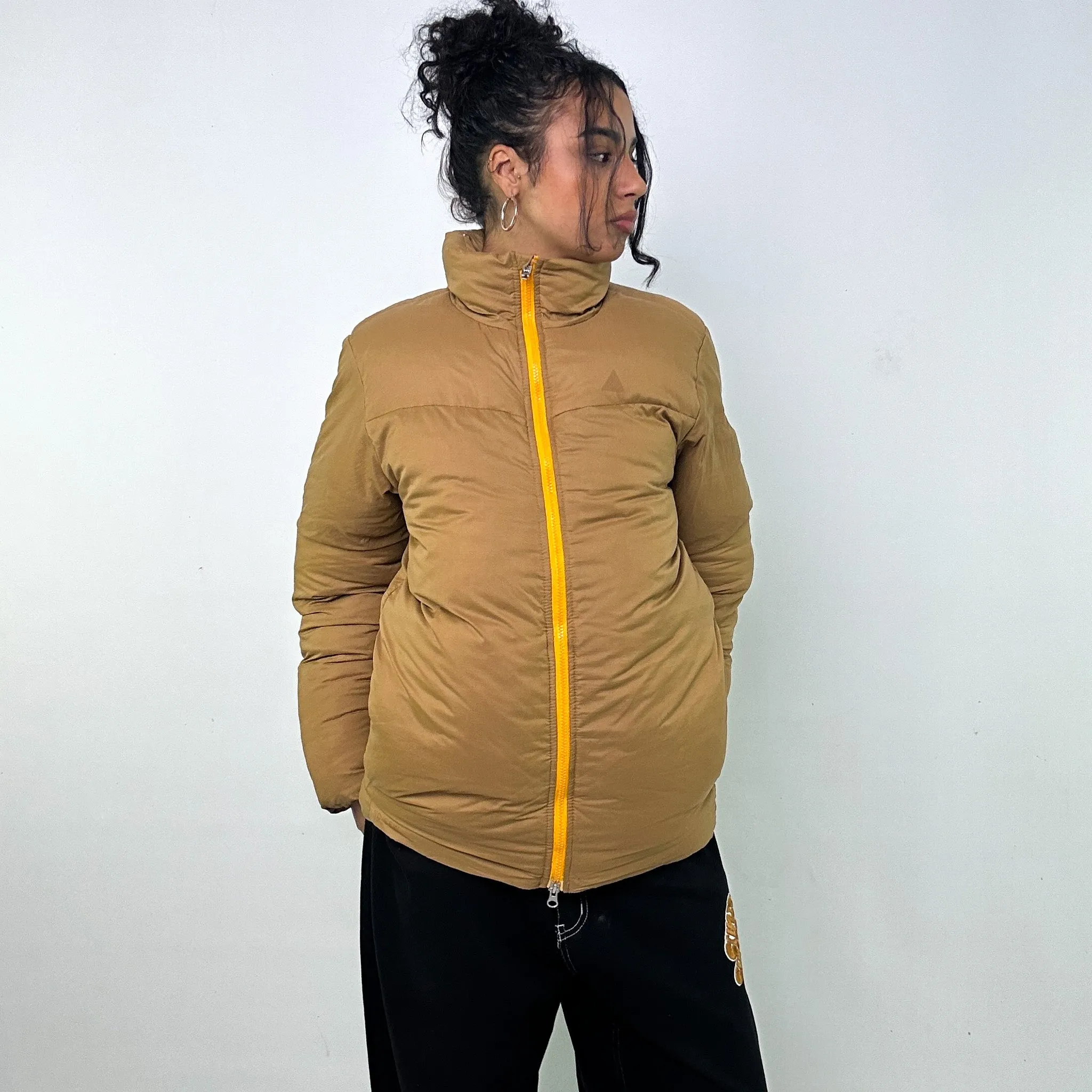 Beige Tan 90s NIKE ACG Puffer Jacket Coat (L)