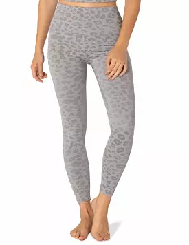 Beyond Yoga Leopard Jacquard High Waisted Midi Legging