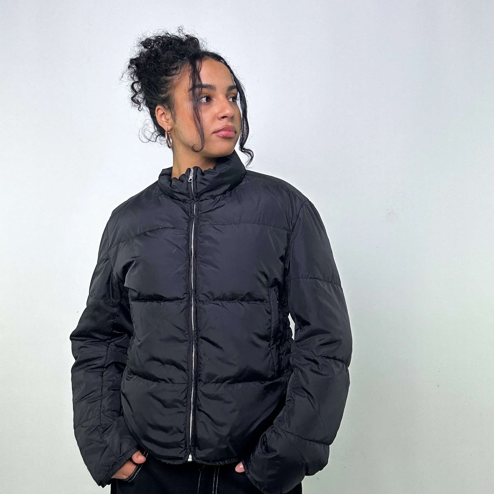 Black 90s CP Company Puffer Jacket Coat (L)