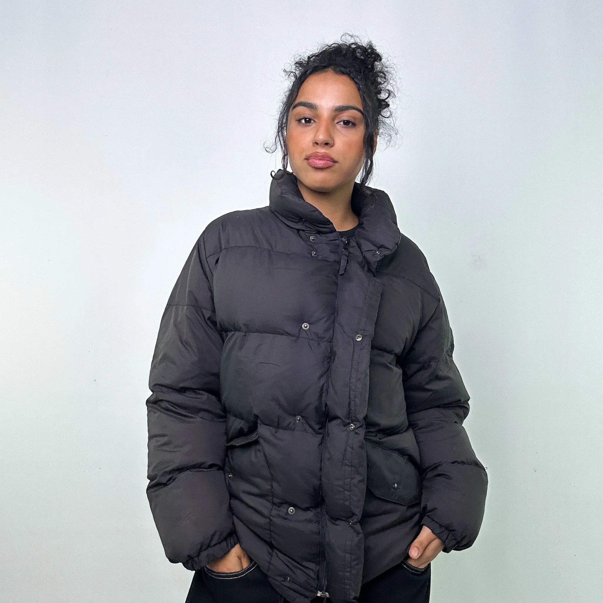 Black 90s Moncler Grenoble Puffer Jacket Coat (S)