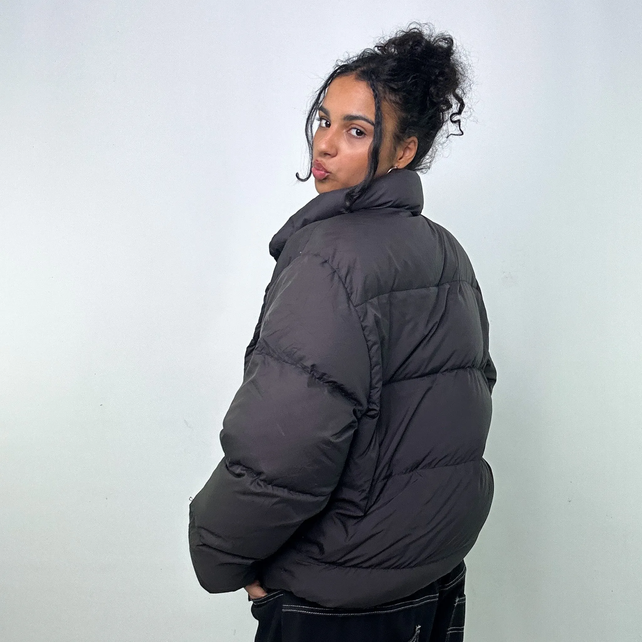 Black 90s Moncler Grenoble Puffer Jacket Coat (S)