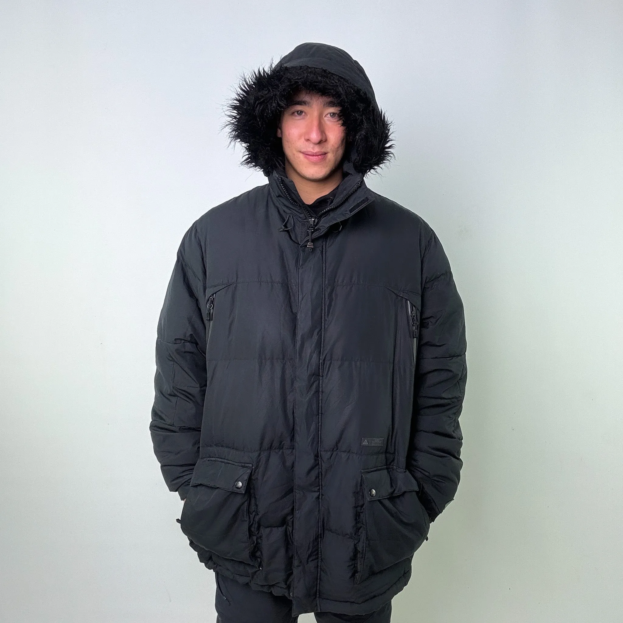 Black 90s NIKE ACG Storm Fit Puffer Jacket Coat (XL)