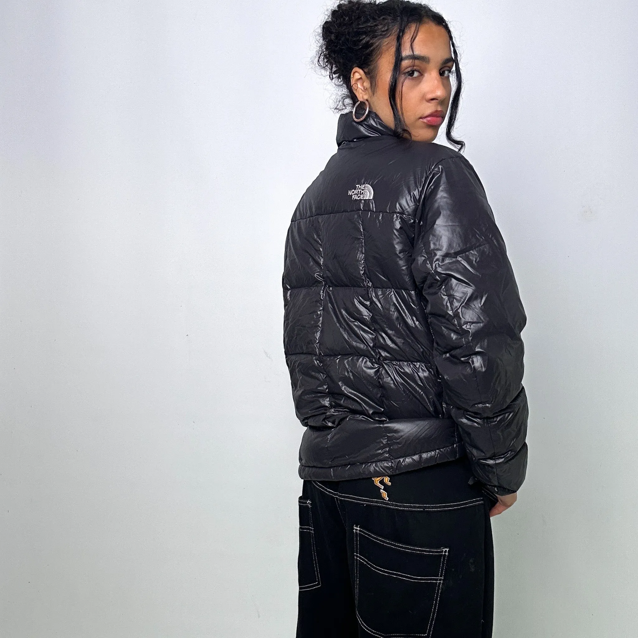 BLACK 90S THE NORTH FACE 550 SERIES PUFFER JACKET COAT (