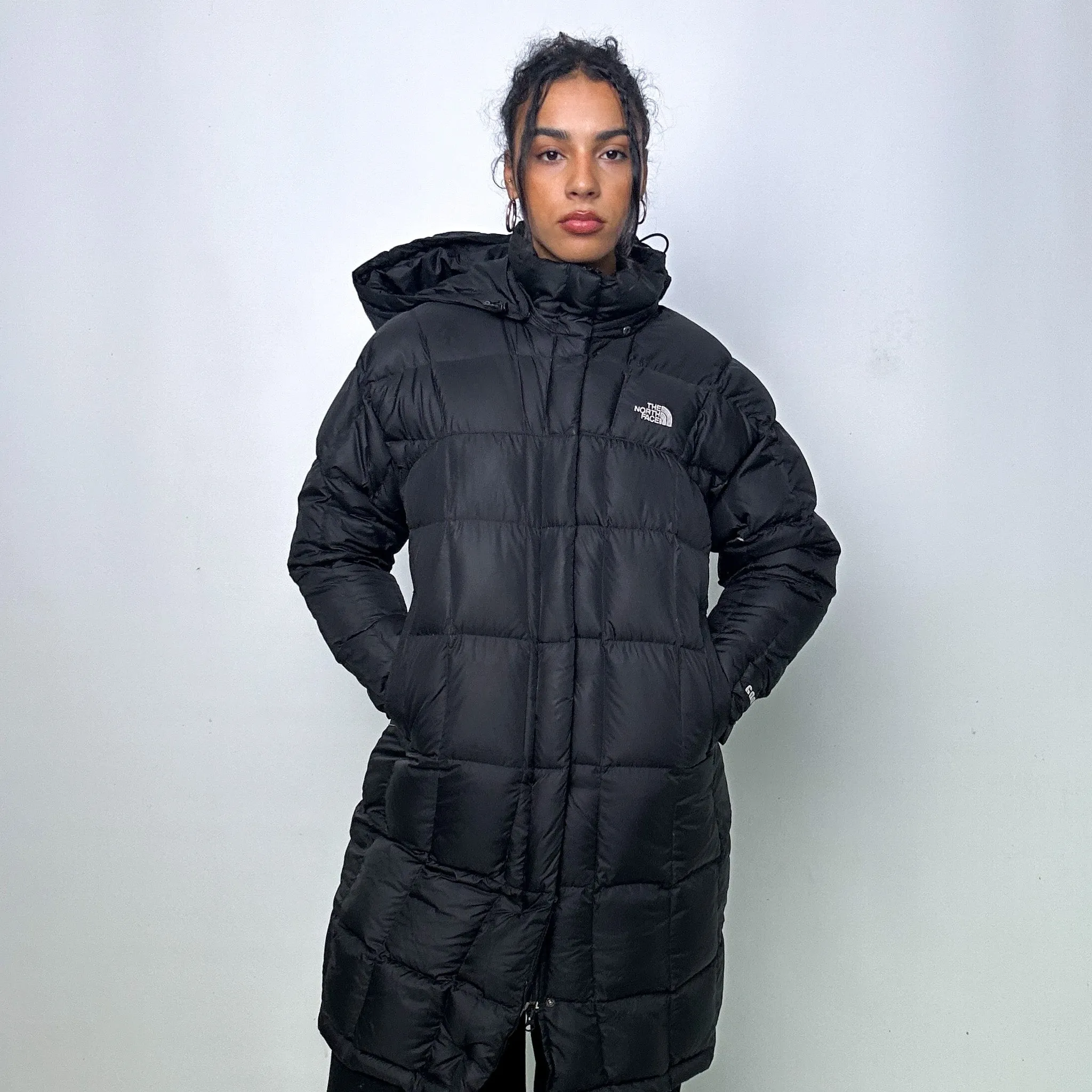 Black 90s The North Face 600 Series Puffer Jacket Coat (XL)