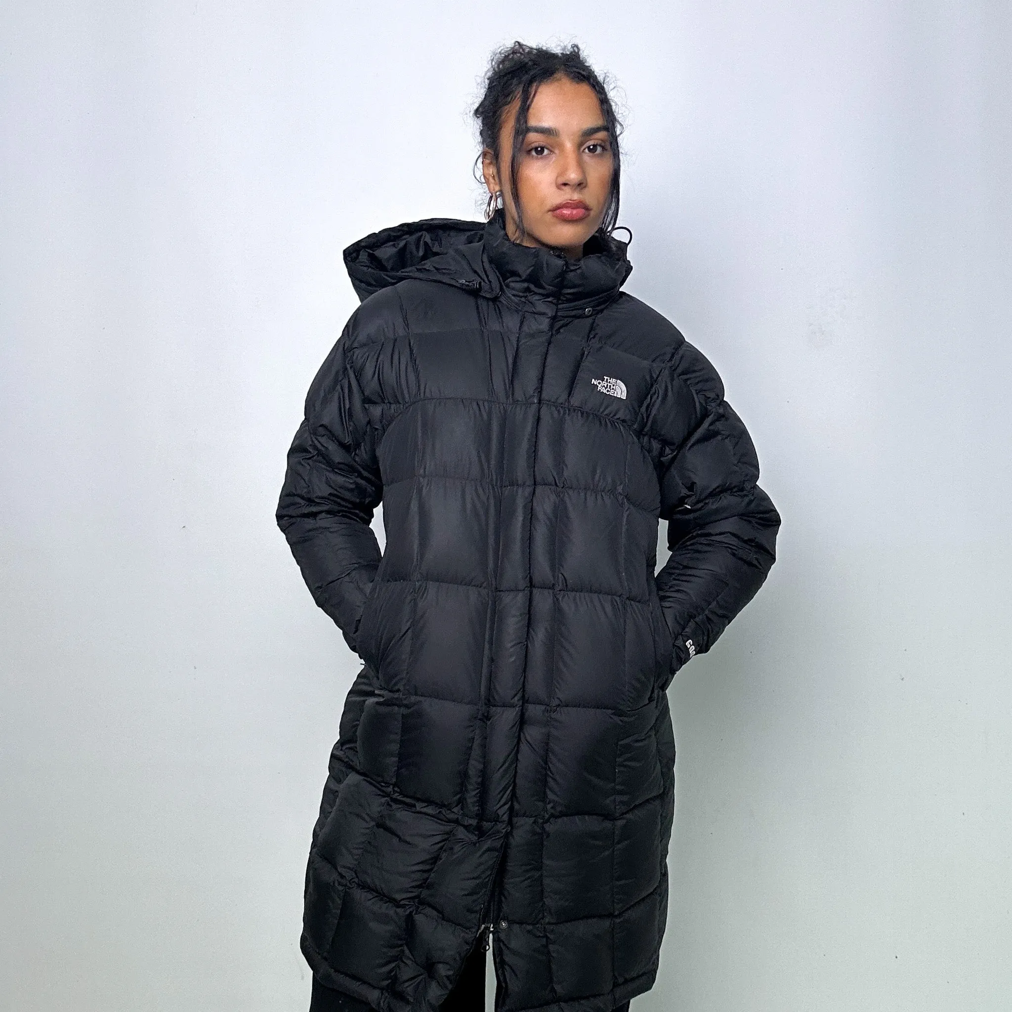 Black 90s The North Face 600 Series Puffer Jacket Coat (XL)