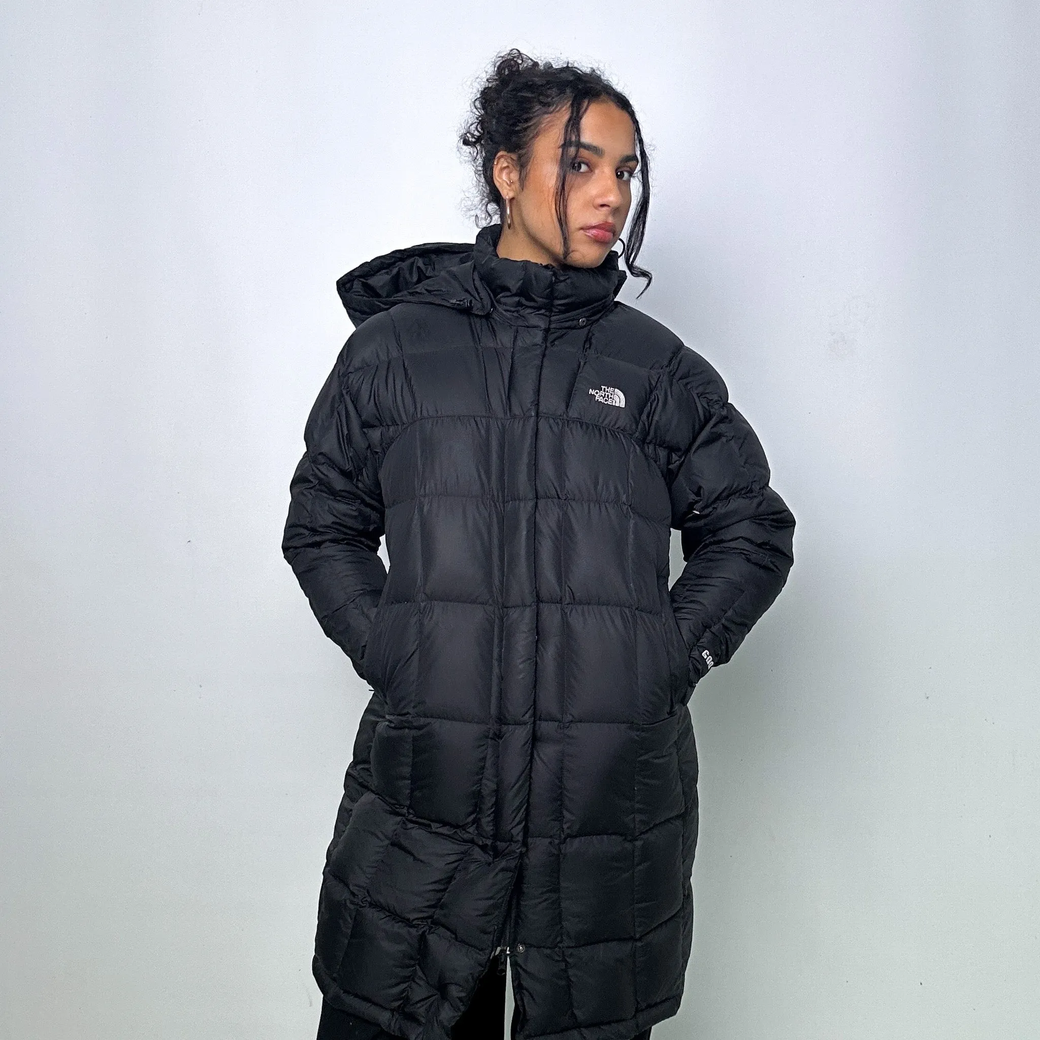 Black 90s The North Face 600 Series Puffer Jacket Coat (XL)