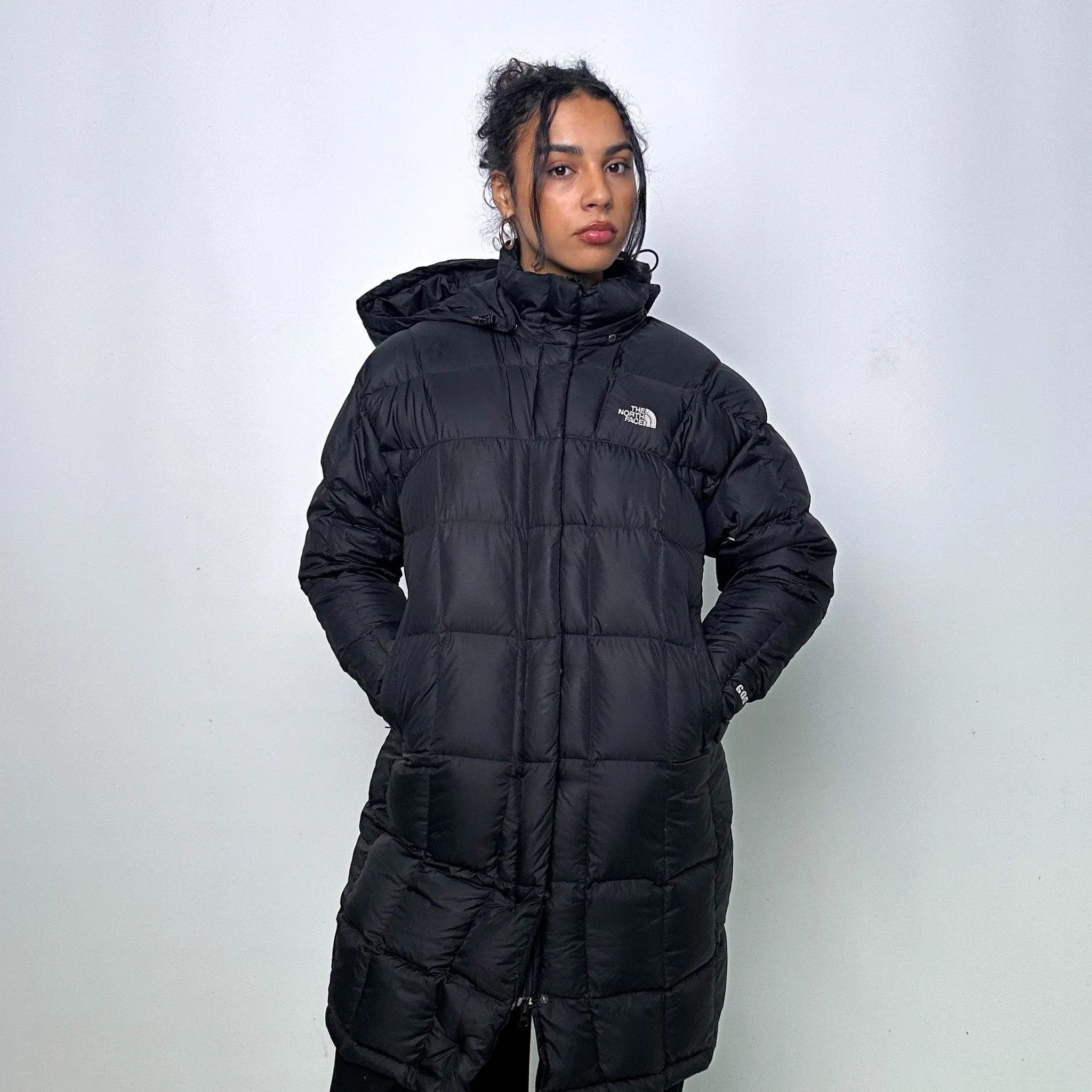 Black 90s The North Face 600 Series Puffer Jacket Coat (XL)