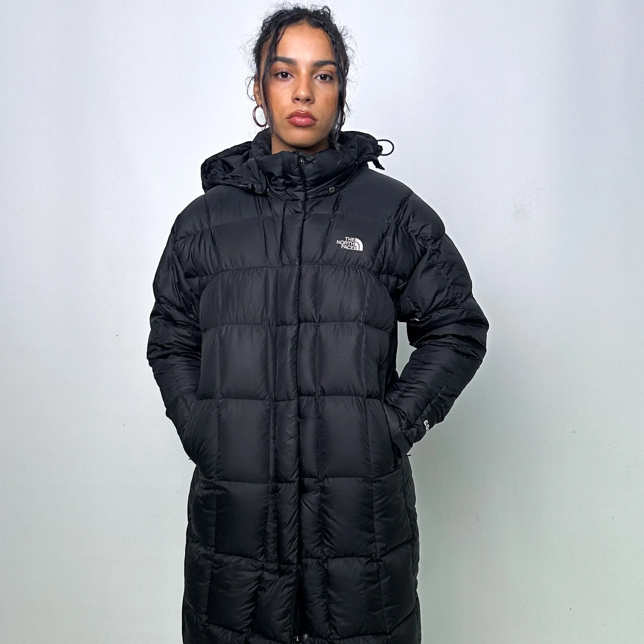 Black 90s The North Face 600 Series Puffer Jacket Coat (XL)