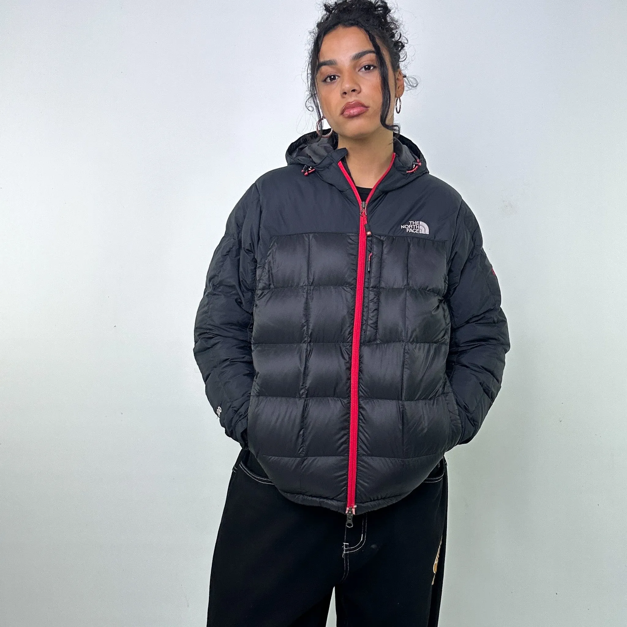 BLACK 90S THE NORTH FACE 800 SUMMIT SERIES PUFFER JACKET COAT (