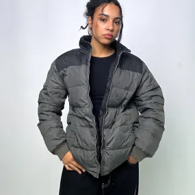 Black Reversible 90s Tommy Hilfiger Puffer Jacket Coat (L)