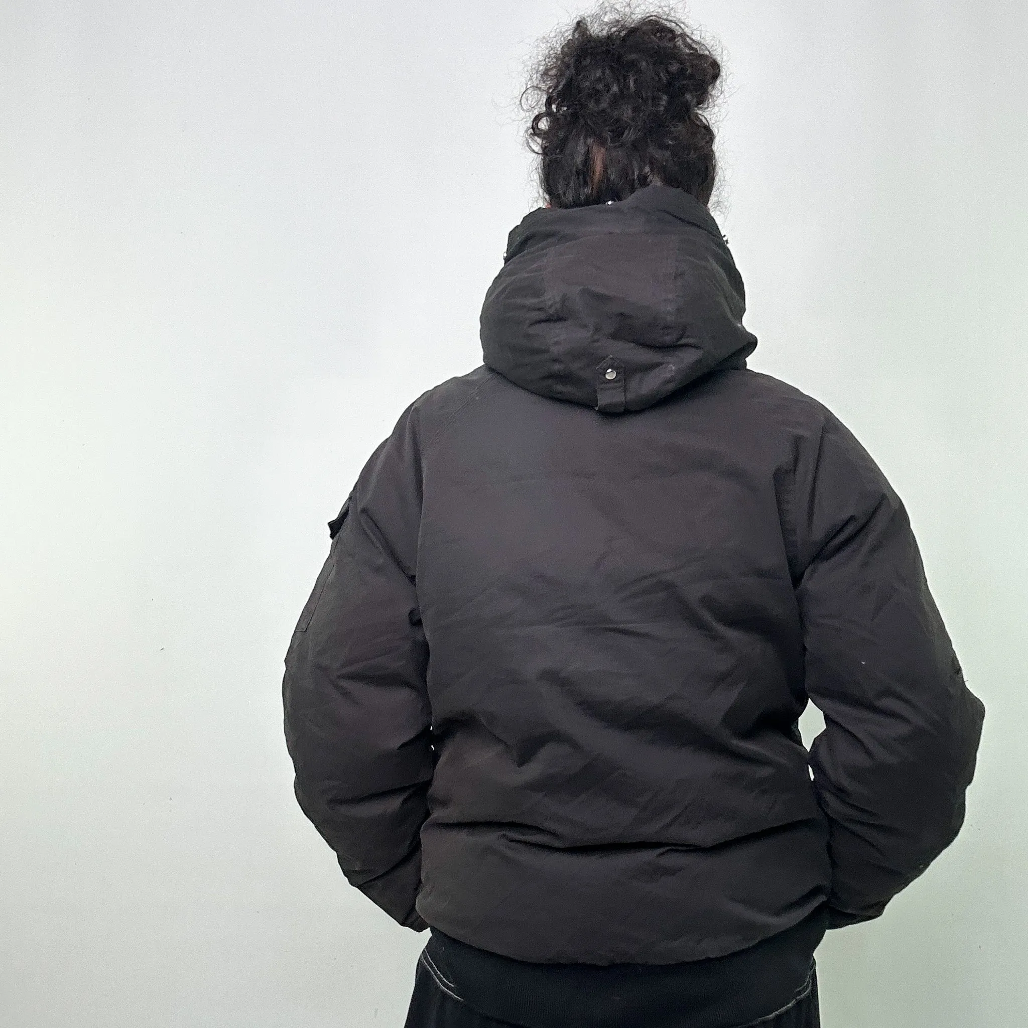 BLACK Y2KS CARHARTT DAWSON PUFFER JACKET COAT (