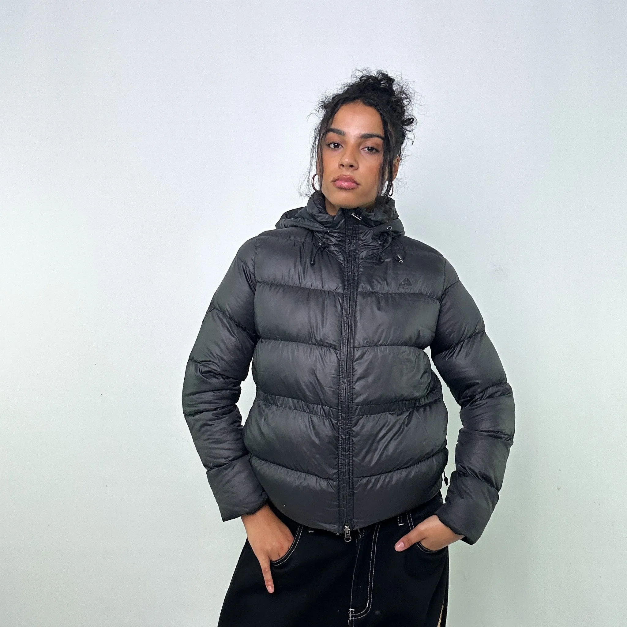 Black y2ks NIKE ACG Puffer Jacket Coat (XS)