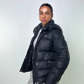 Black y2ks NIKE Puffer Jacket Coat (L)