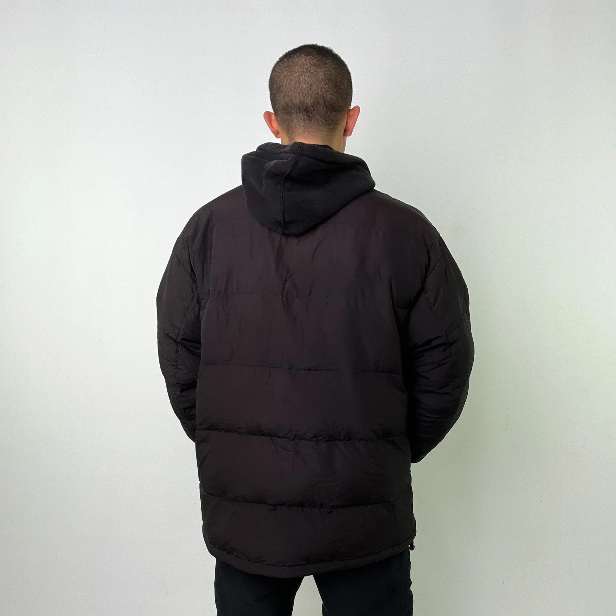 Black y2ks NIKE Puffer Jacket Coat (XL)