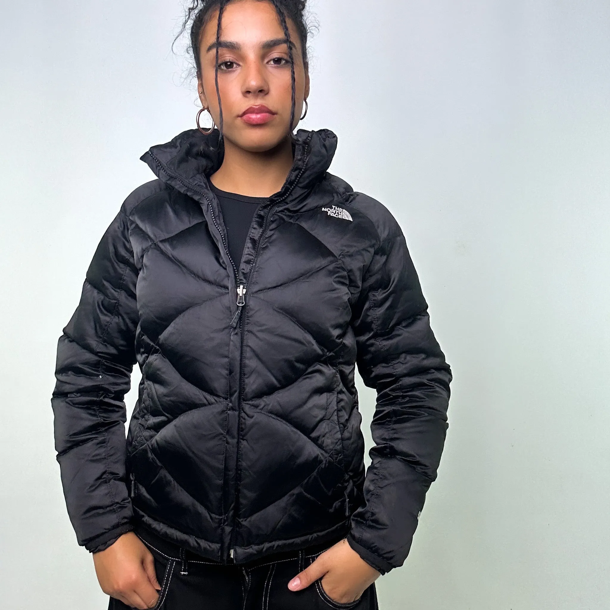 BLACK Y2KS THE NORTH FACE 550 SERIES PUFFER JACKET COAT GILET (