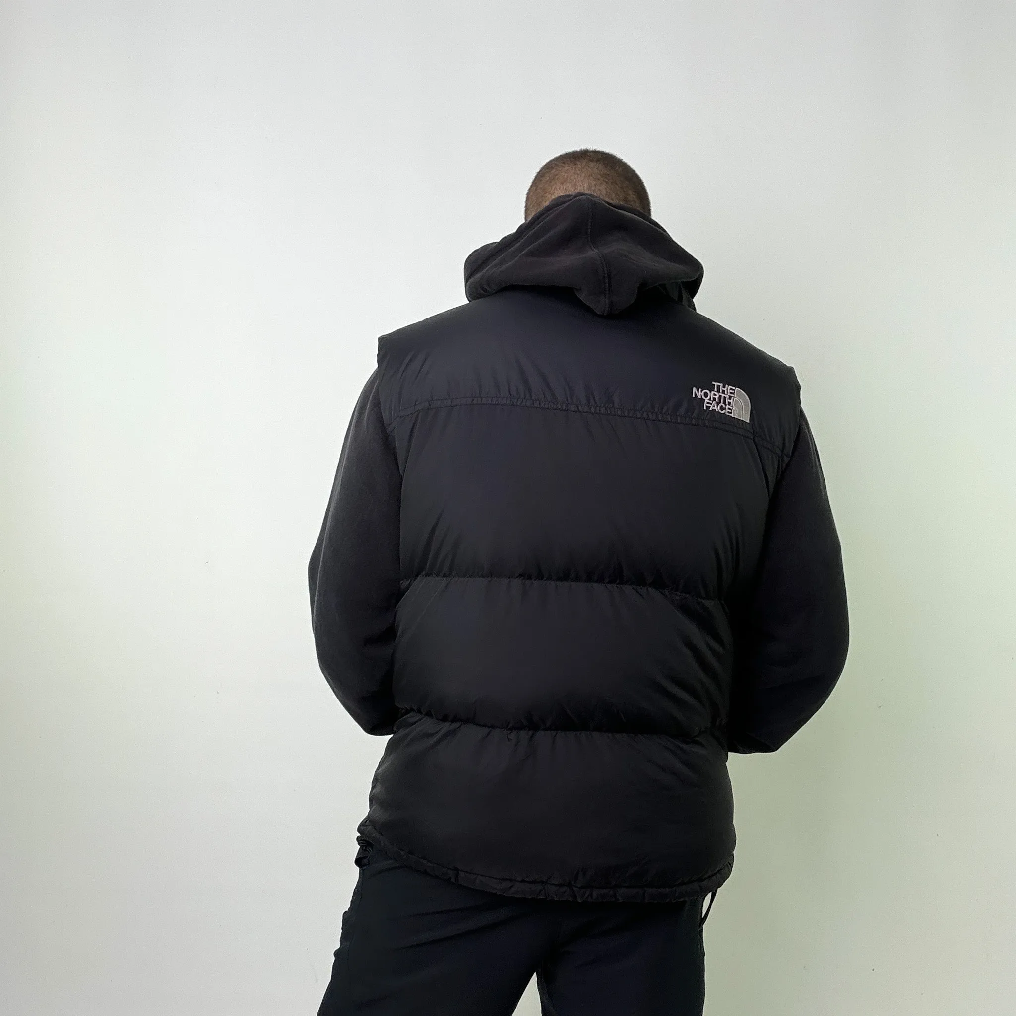 Black y2ks The North Face 700 Series Puffer Jacket Coat Gilet (XL)