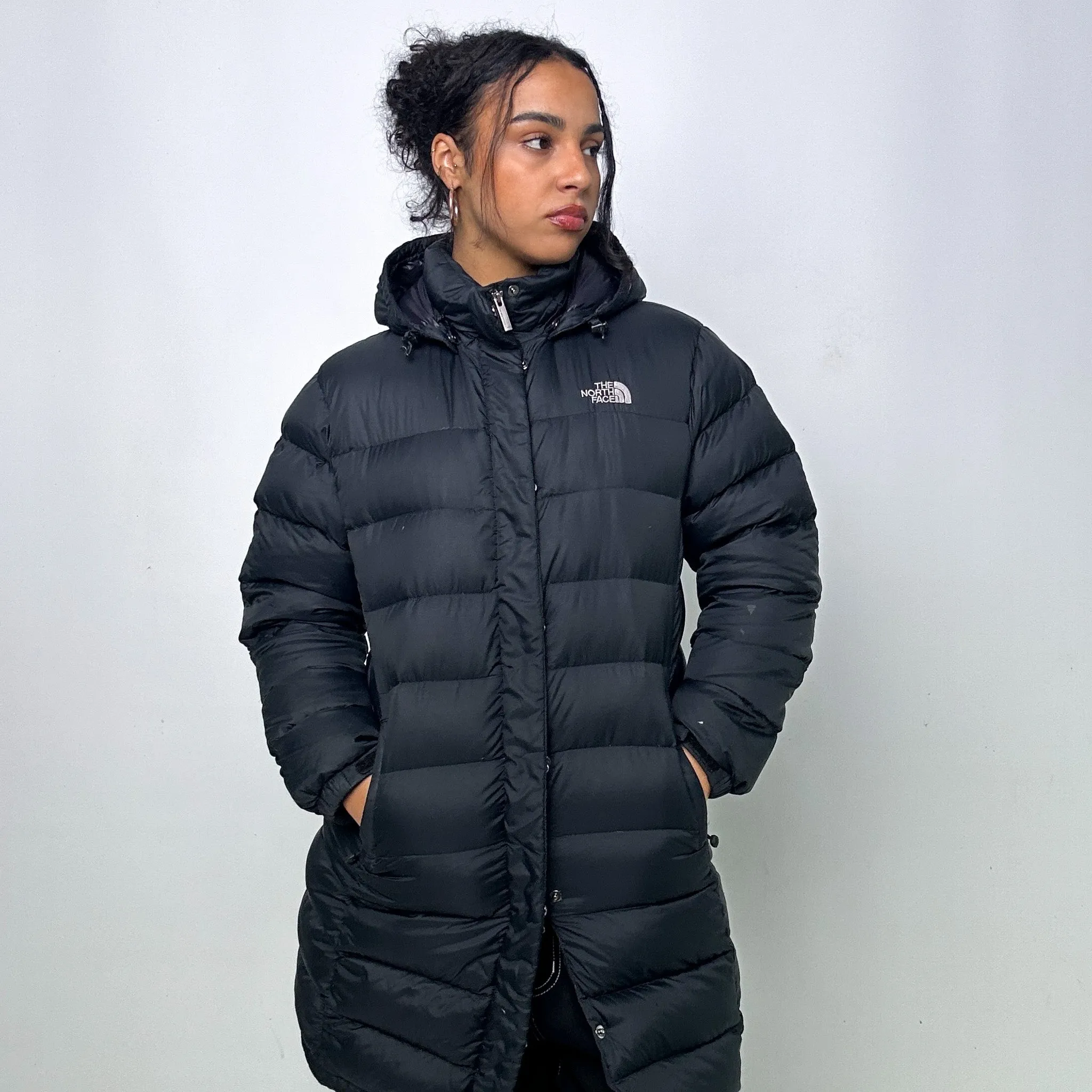 Black y2ks The North Face Puffer Jacket Coat (L)