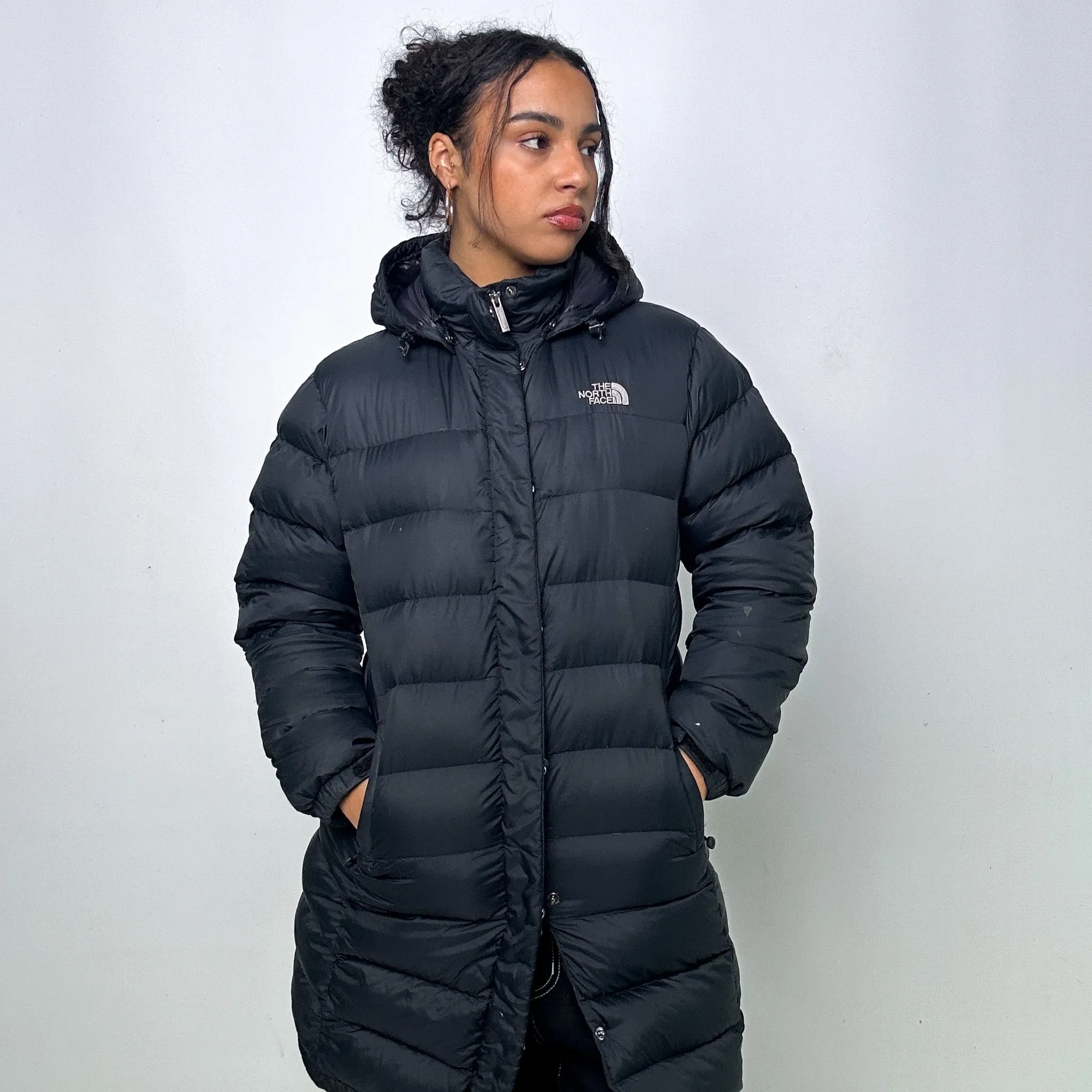 Black y2ks The North Face Puffer Jacket Coat (L)