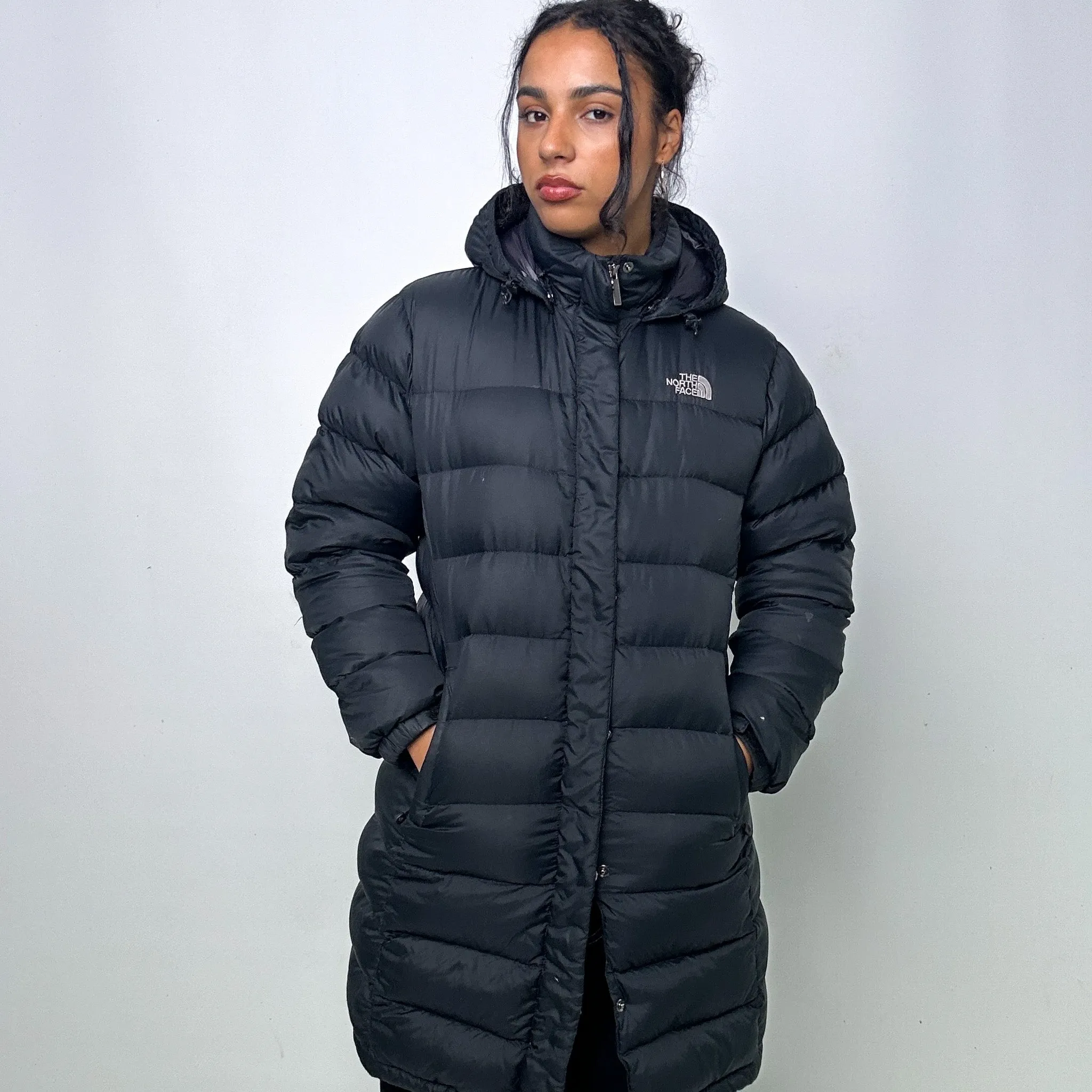 Black y2ks The North Face Puffer Jacket Coat (L)