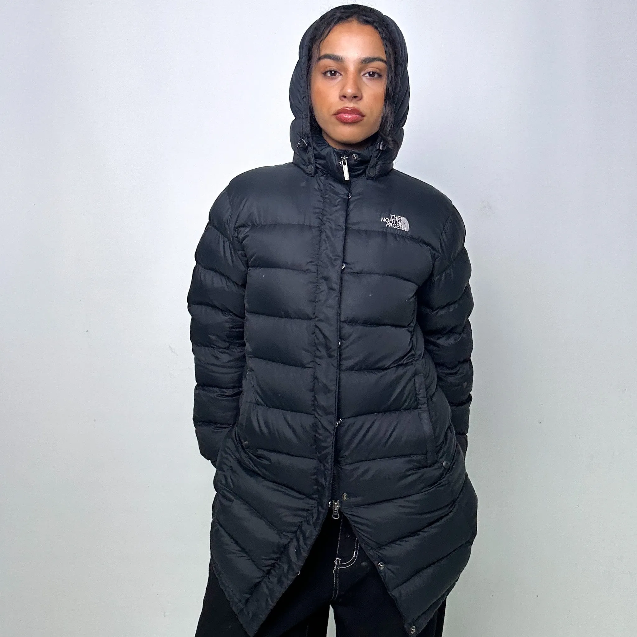 Black y2ks The North Face Puffer Jacket Coat (L)