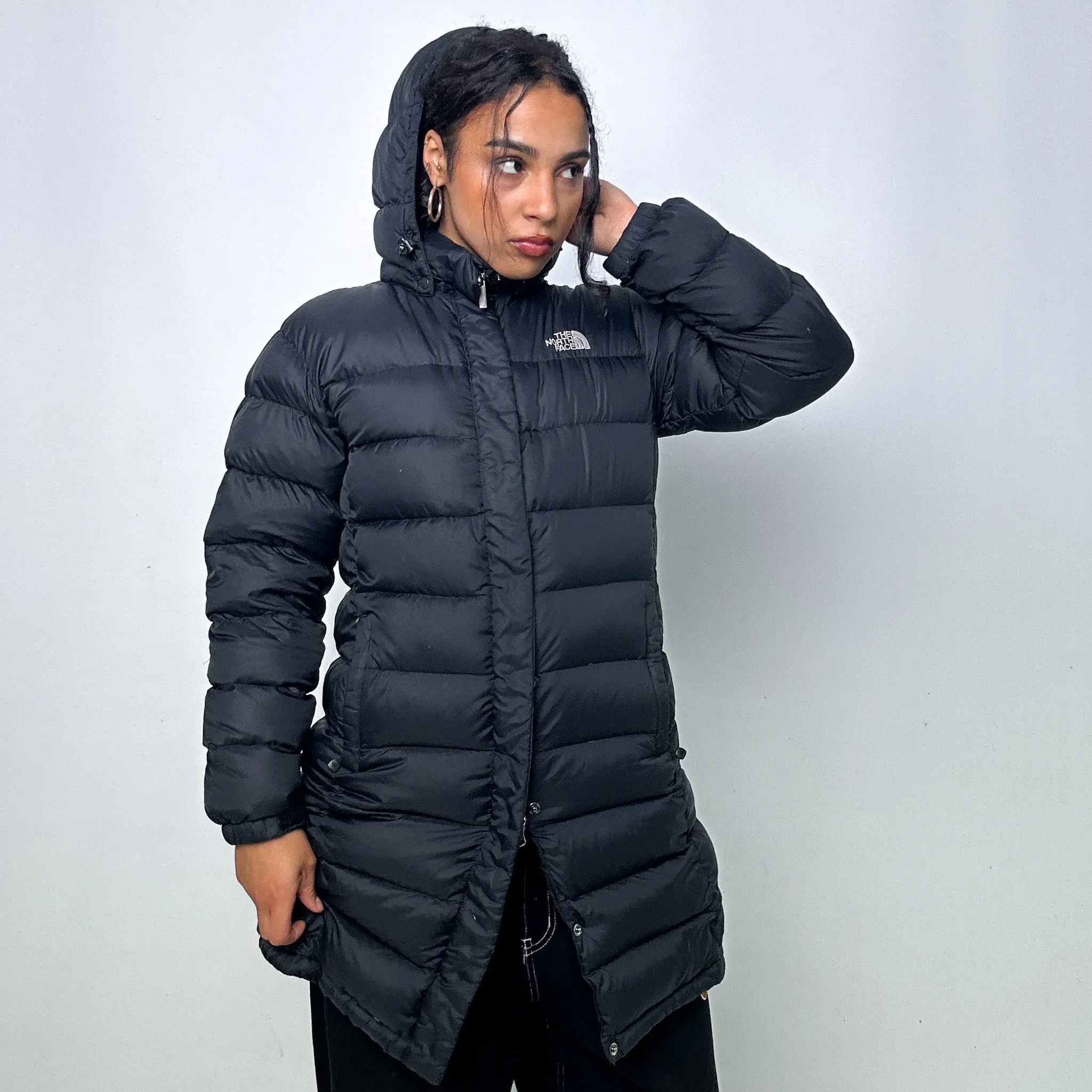 Black y2ks The North Face Puffer Jacket Coat (L)