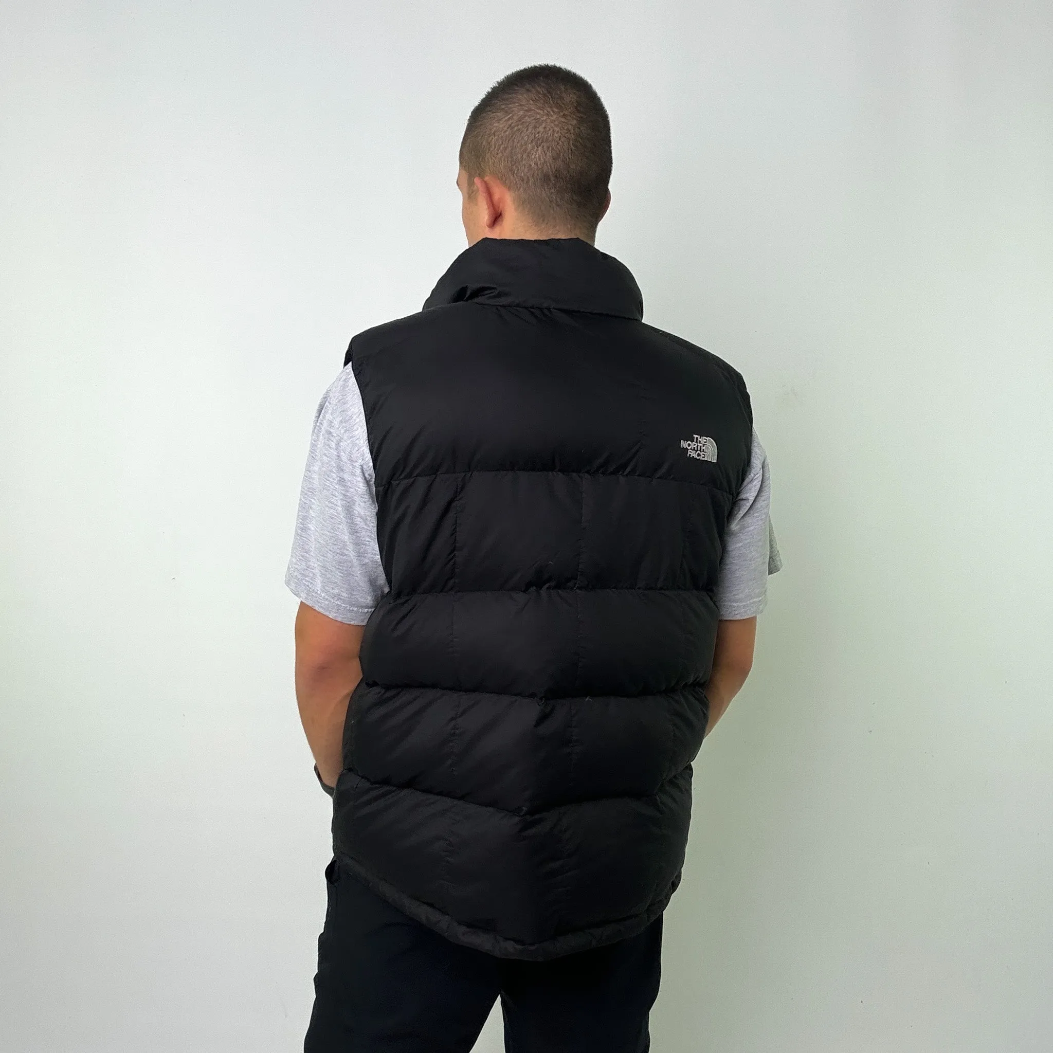 Black y2ks The North Face550 Series Puffer Jacket Coat Gilet (XL)