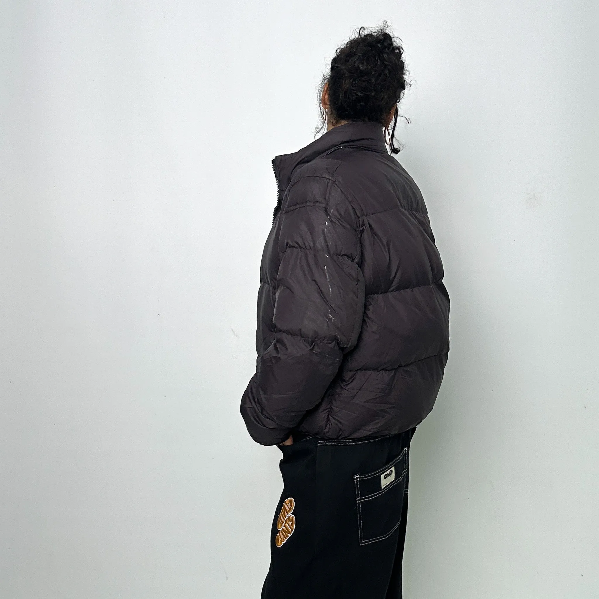 Black y2ks Tommy Hilfiger Puffer Jacket Coat (S)