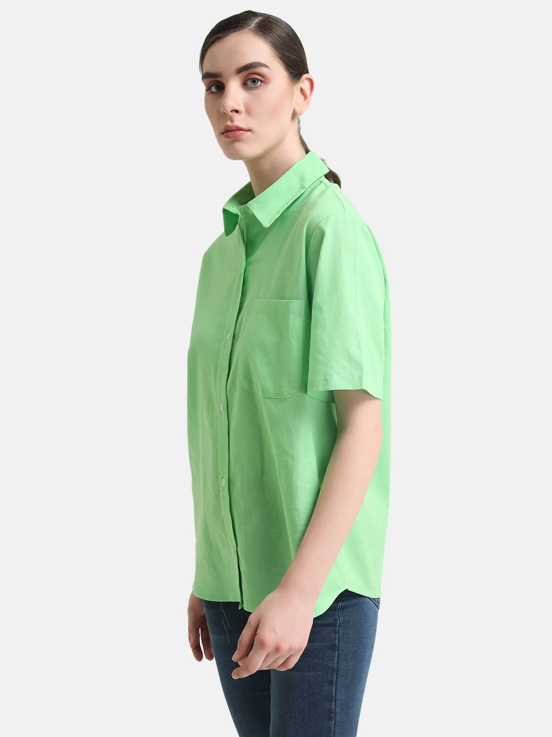 Boxy Fit Short Sleeves Shirt