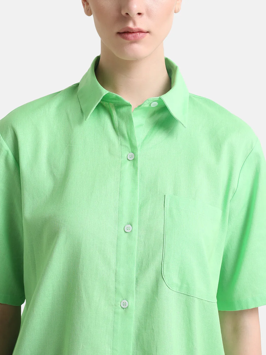 Boxy Fit Short Sleeves Shirt