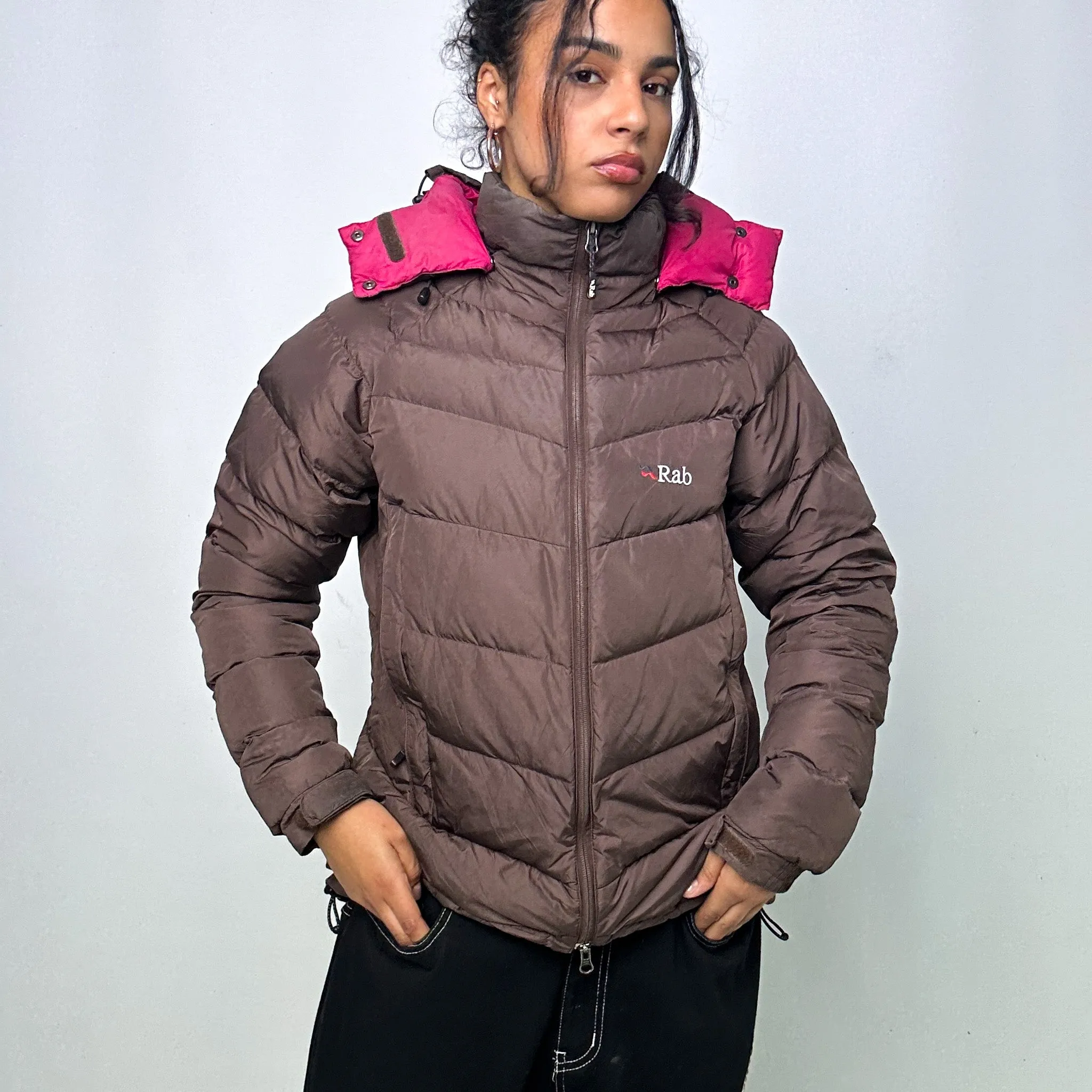 Brown 90s Rab Puffer Jacket Coat (L)