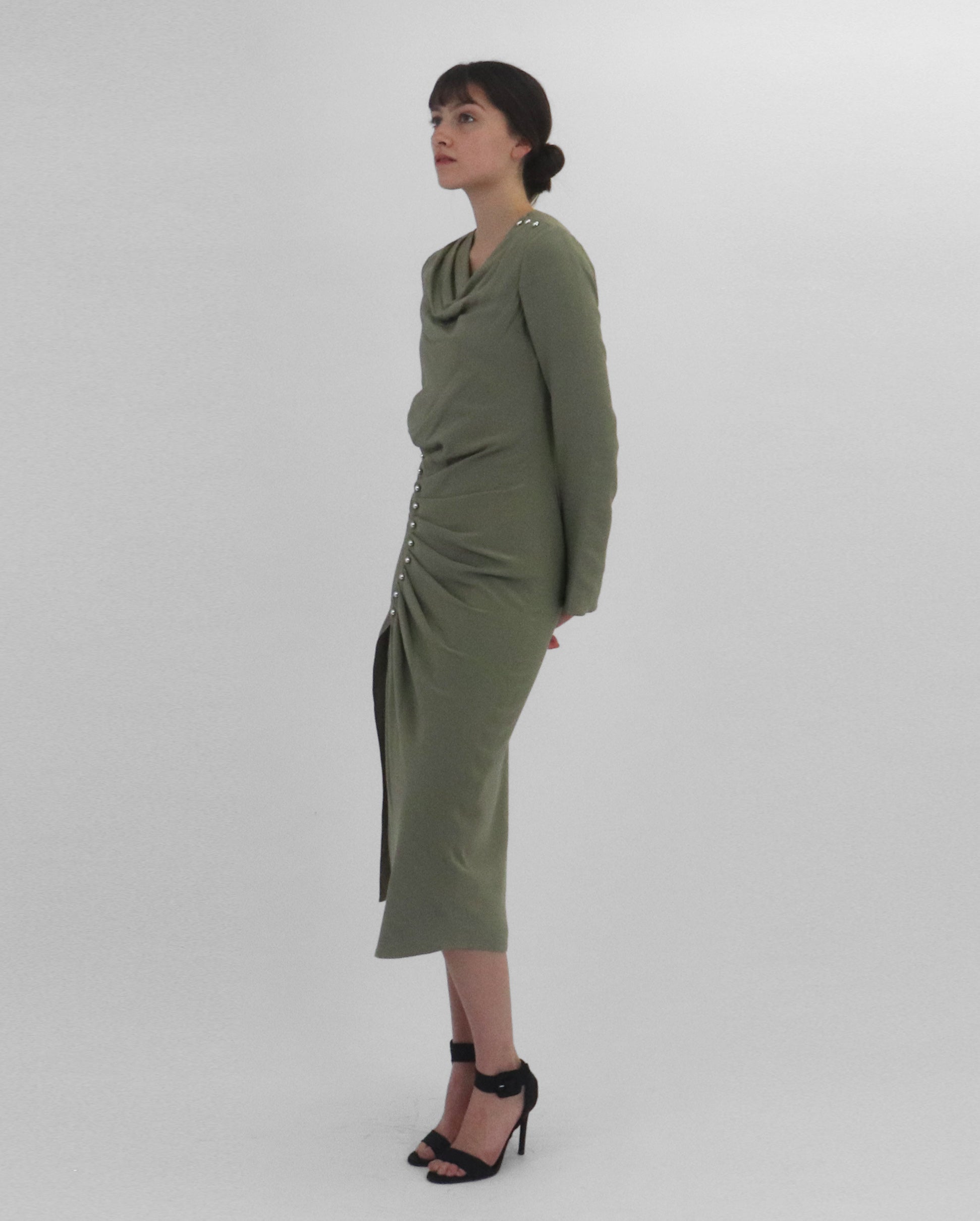 BRYANNA DRESS / OLIVE