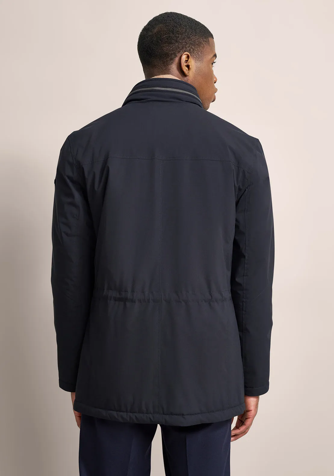 Bugatti Mid Length Coat, Navy